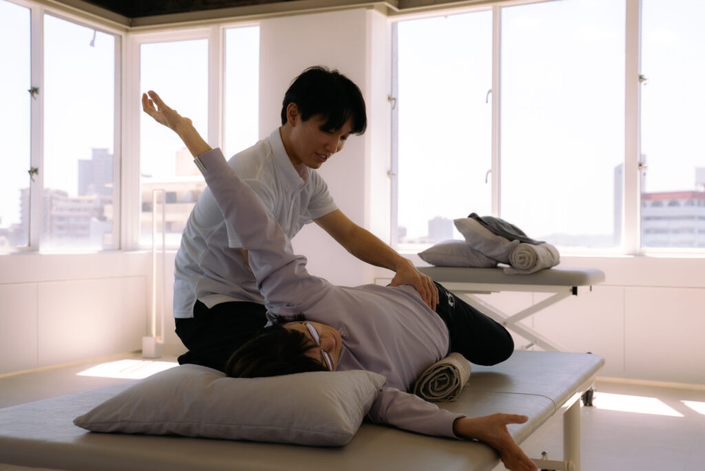 沖縄リハビリステーションNOVA リハビリ風景 体幹